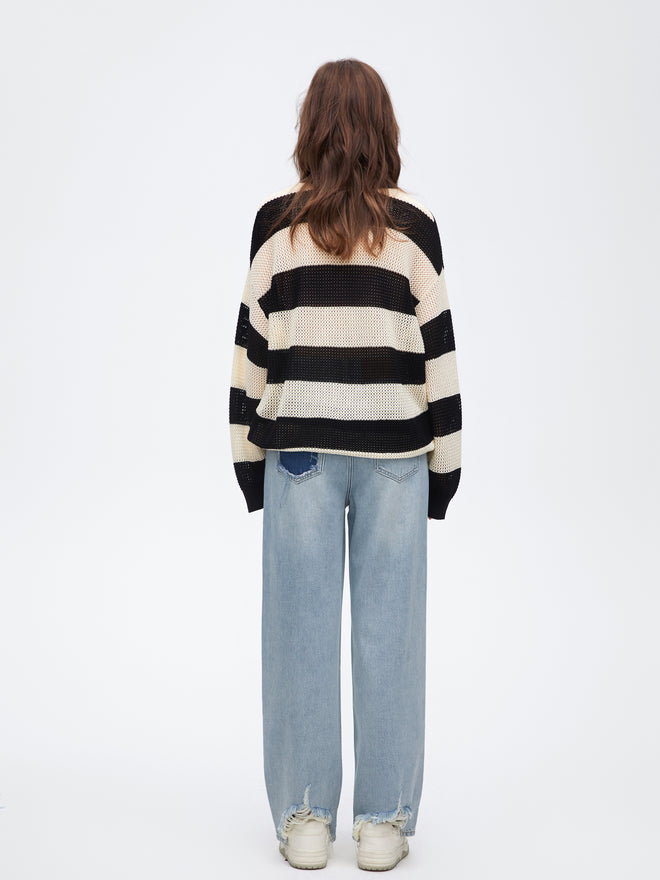 Pull classique en maille