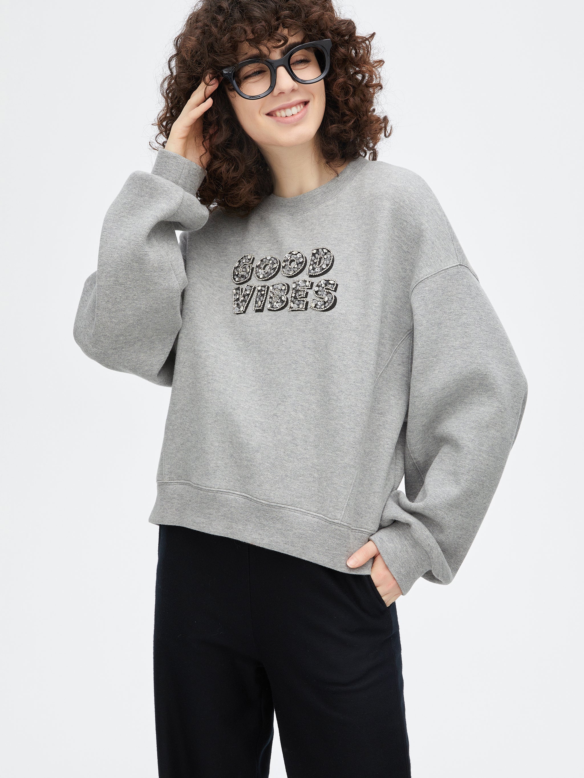 グリッタースウェットシャツ – Urlazh New York