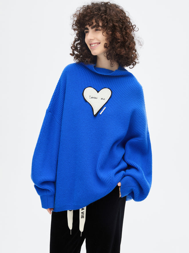Pullover bleu