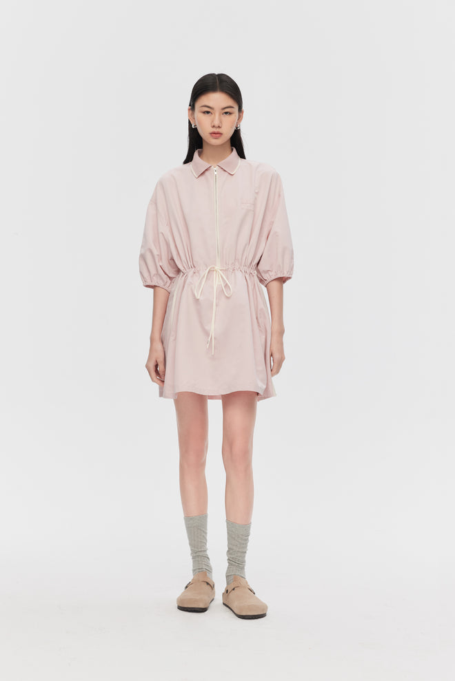 Robe rose fumé