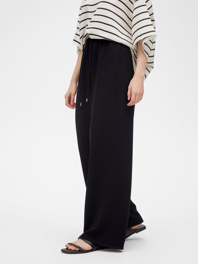 Pantalon Air drapé en acétate