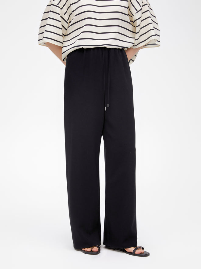 Pantalon Air drapé en acétate