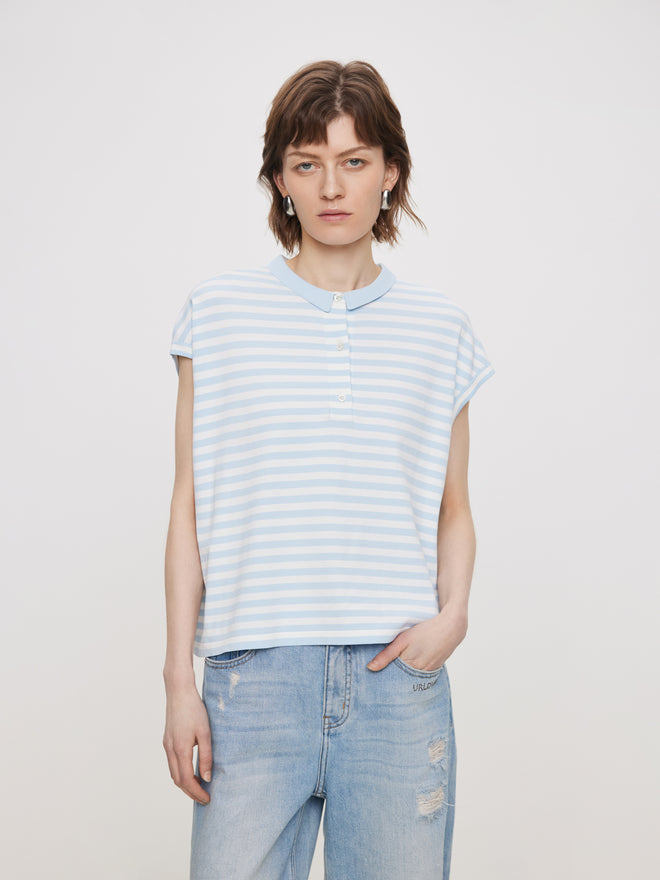 Melancholy Blue Striped Sweater