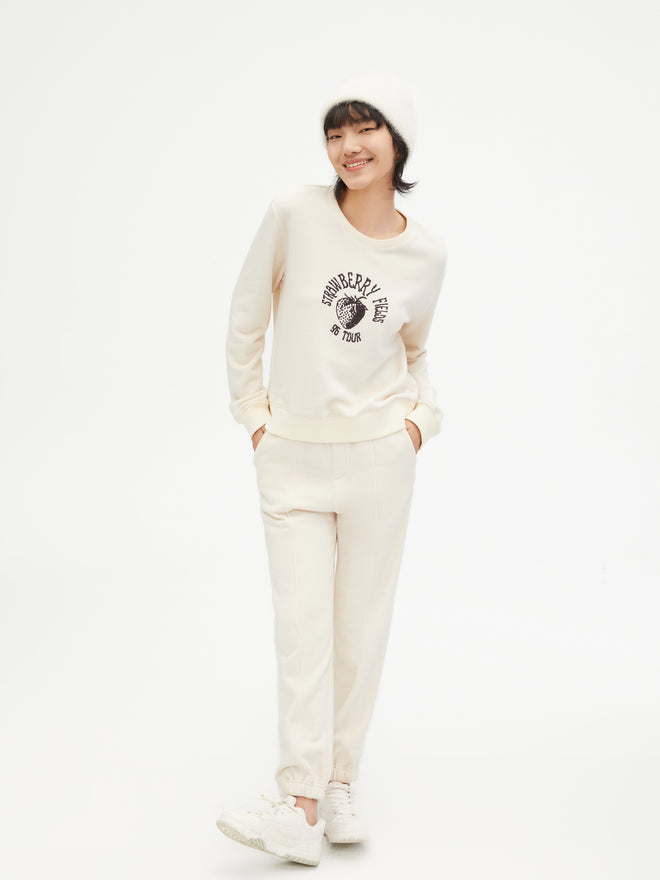 Cream Wool Sweatershirt