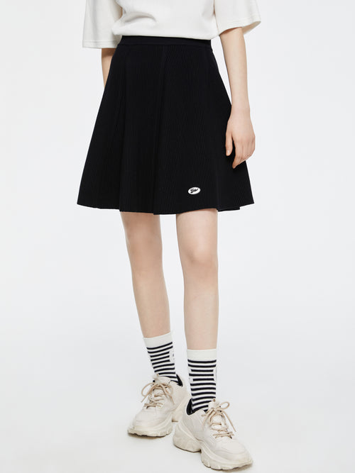 Demi-jupe évasée polyvalente LA