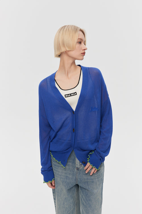Cardigan Matcha au sel de mer