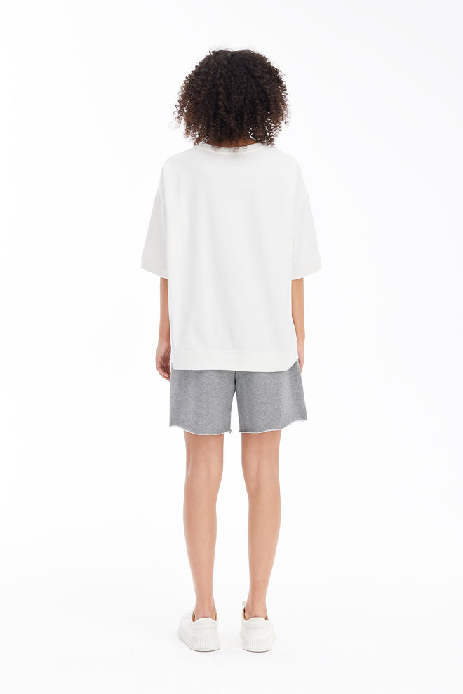T-shirt Esquisse de tête en plâtre
