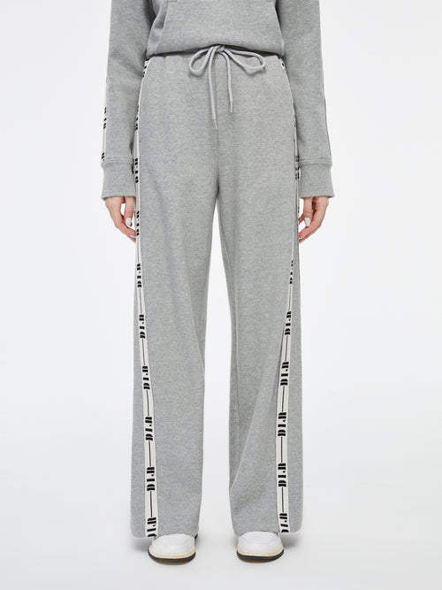 Patchwork Ribbon Sweatpants