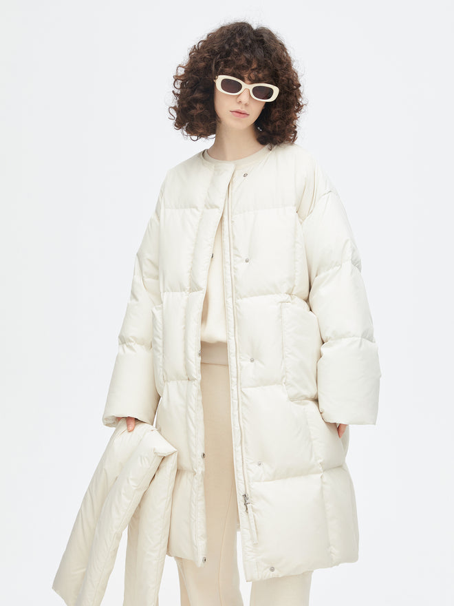 Scarf Long Down Jacket