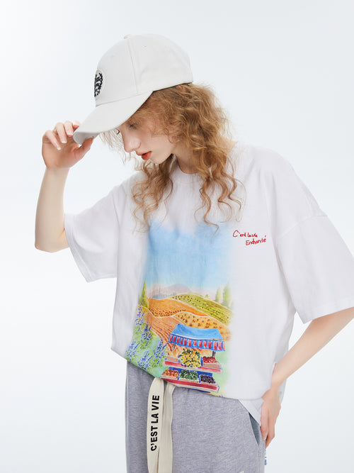 Tee-shirt rustique français