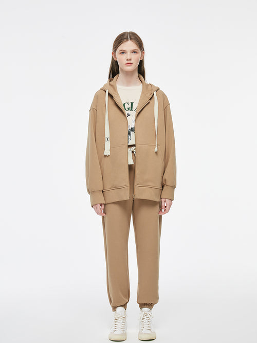 テディドローストリングスウェットパンツ