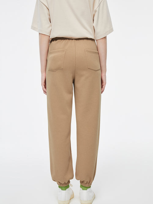 テディドローストリングスウェットパンツ