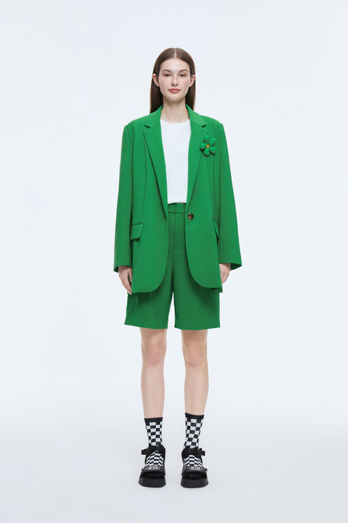 Short vert positif