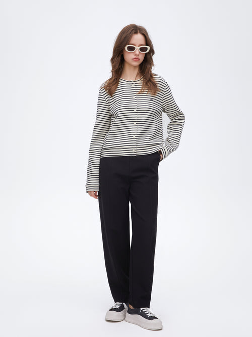 Veste rayée simple