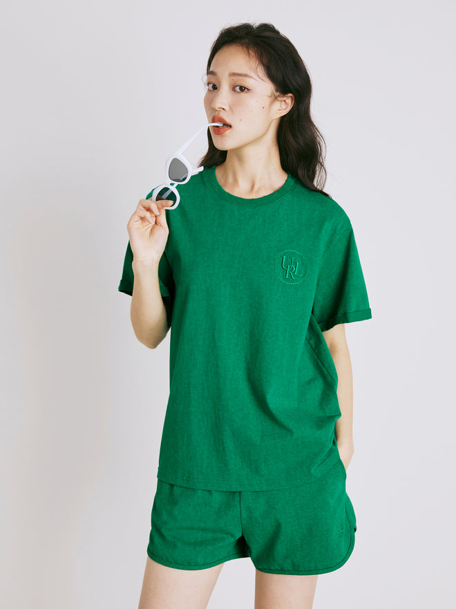 Washed Embroidered T-Shirt