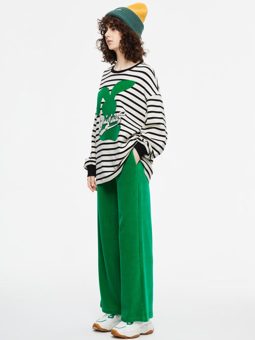 Pantalon LA Cozy en velours côtelé