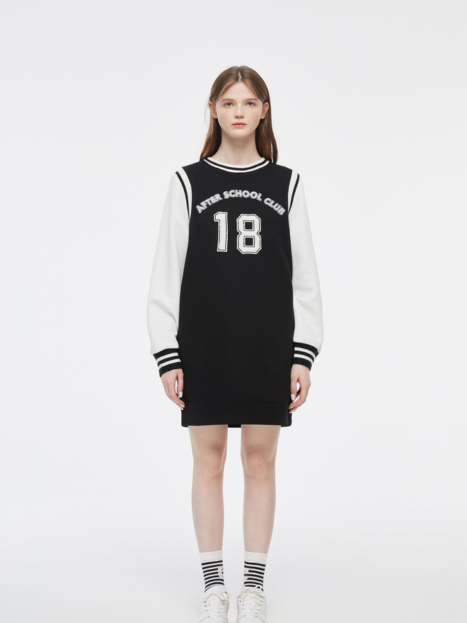Vintage School Sweatshirt Dress