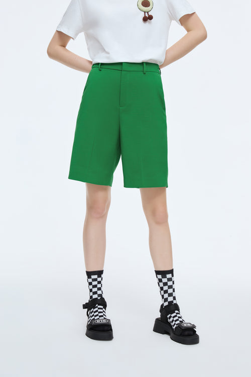 Short vert positif