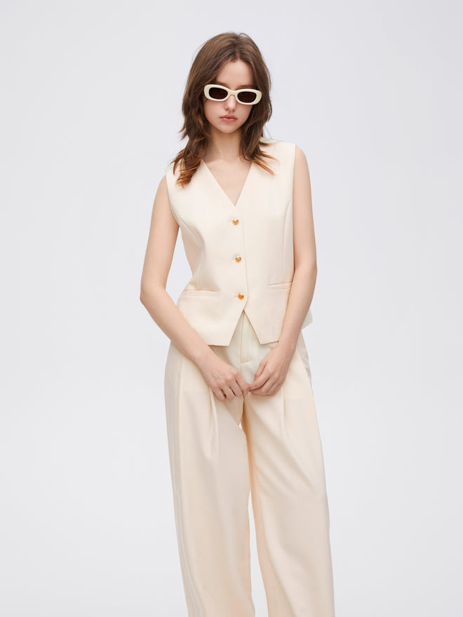 Gilet coupe slim style blogueur Ins