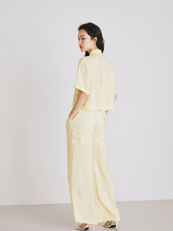 Chemise en lin acide vinaigre frais
