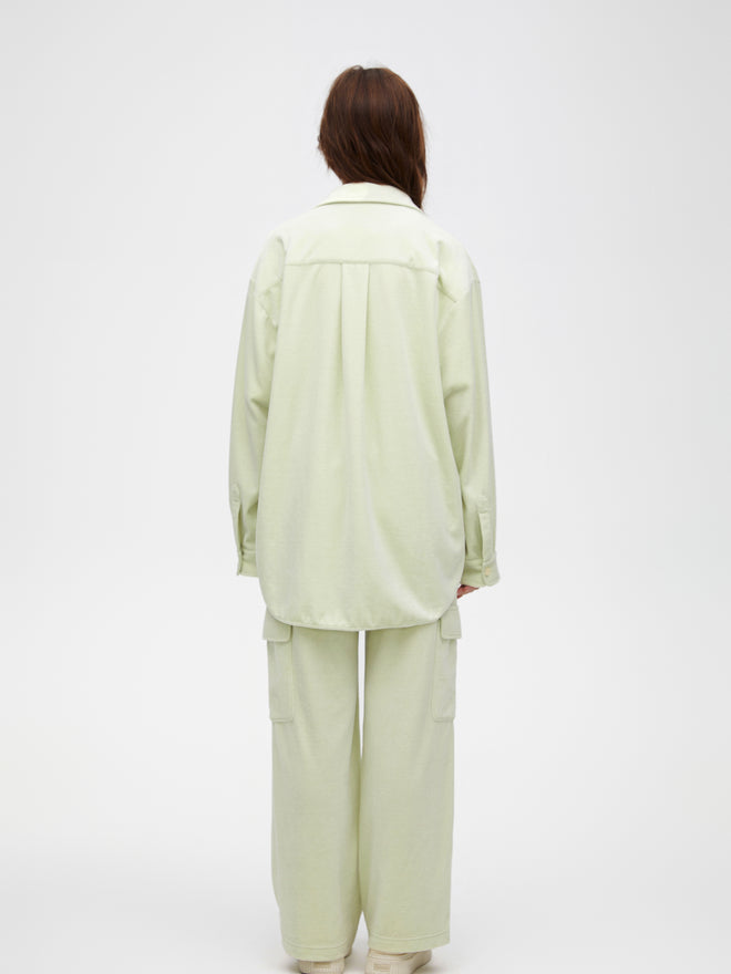 Mint Green Flannel Omura Shirt