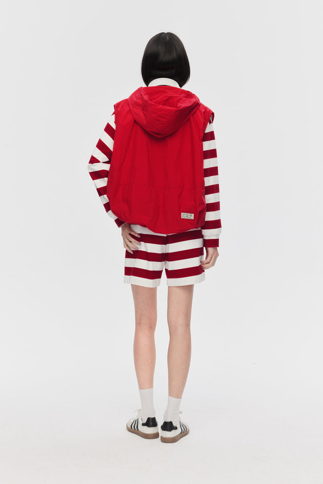 Gilet ballon rouge tomate