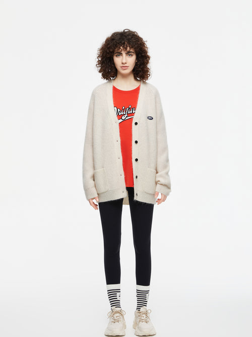 Cardigan ample en tricot