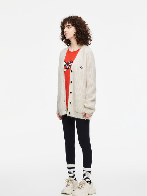 Cardigan ample en tricot
