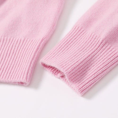 Tomato jacquard sweater