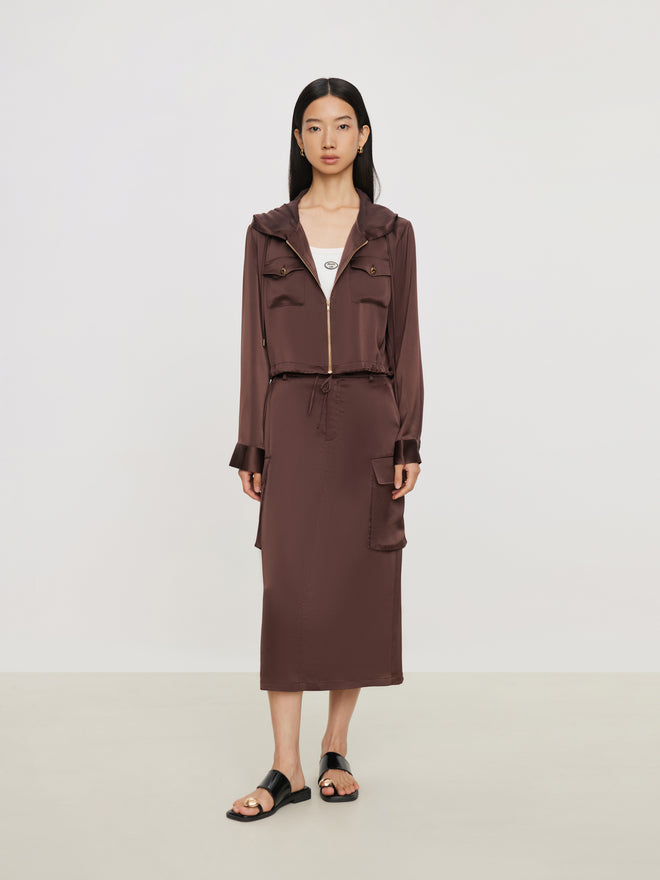 Acetate short jacket