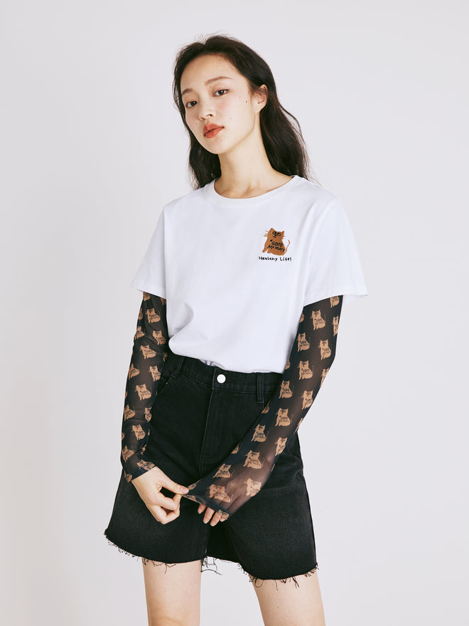 T-shirt en maille U-Cat