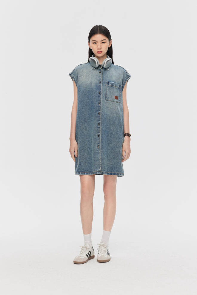 Robe en jean d'école