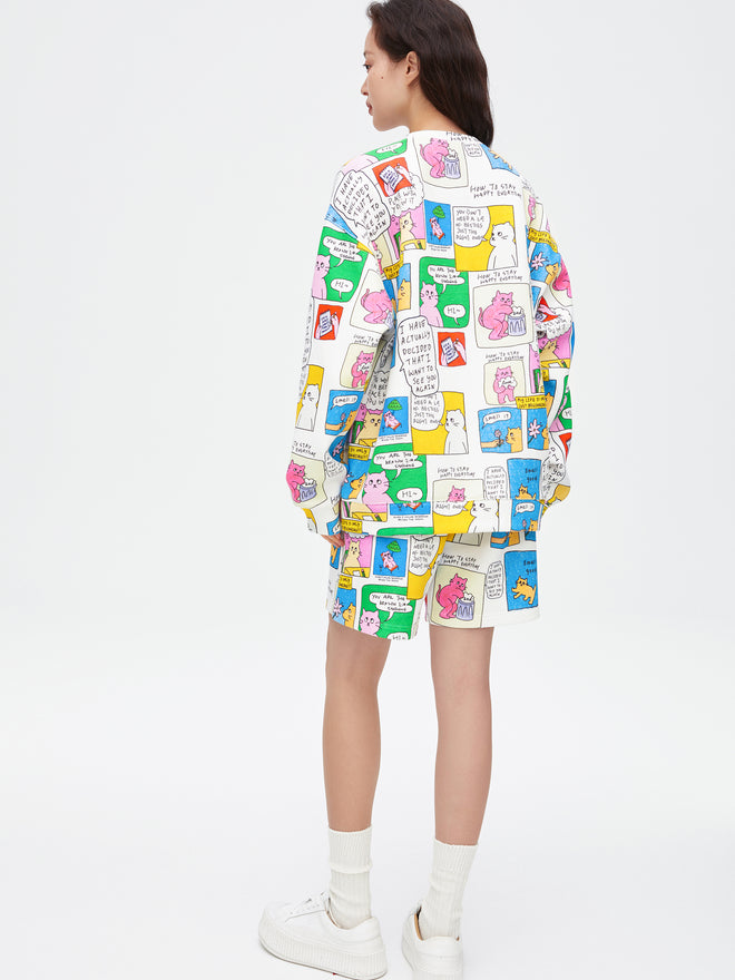 Sweat-shirt comique