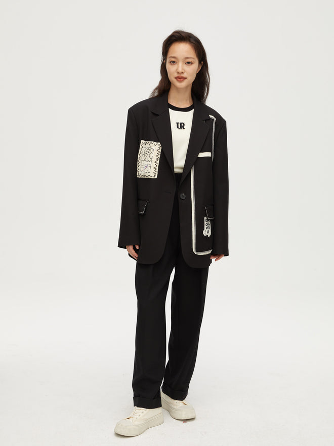 Costume-Blazer structuré