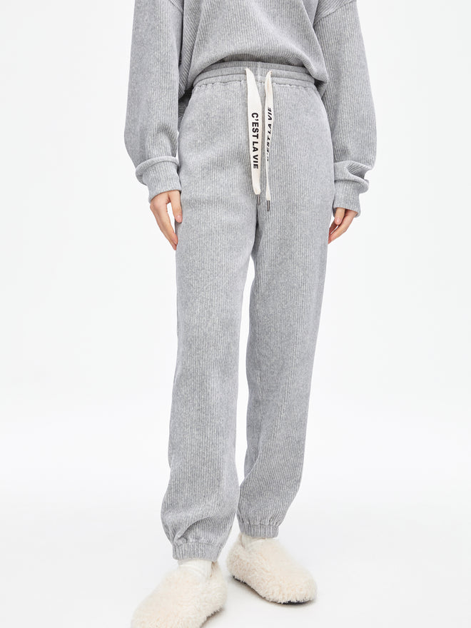 Corduroy Slim Fit Sweatpants