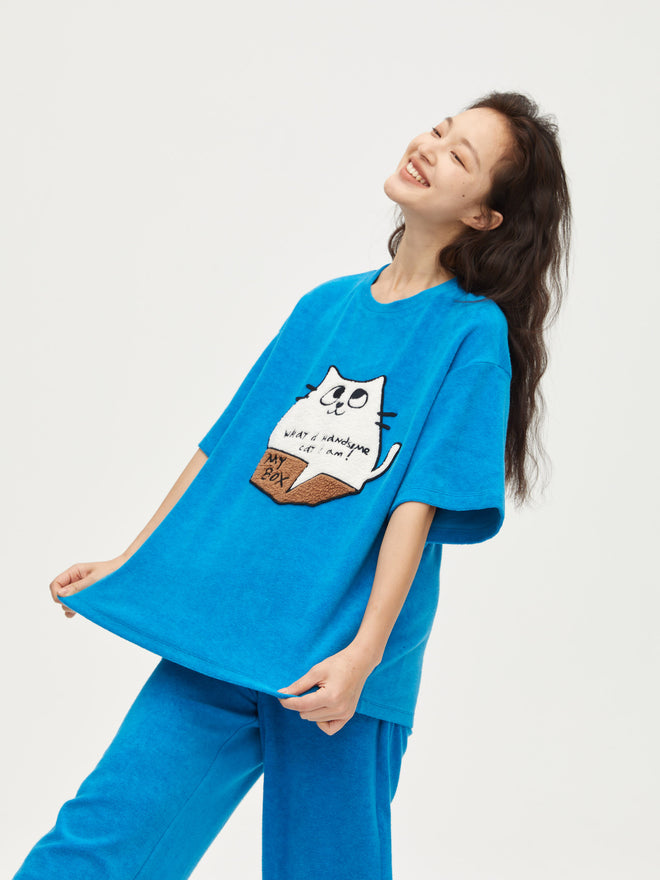 T-shirt U-Cat sur Terry