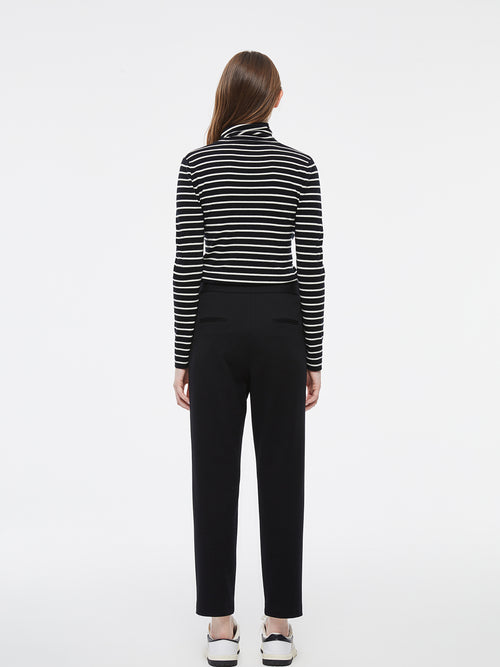 Chemise à bas rayé