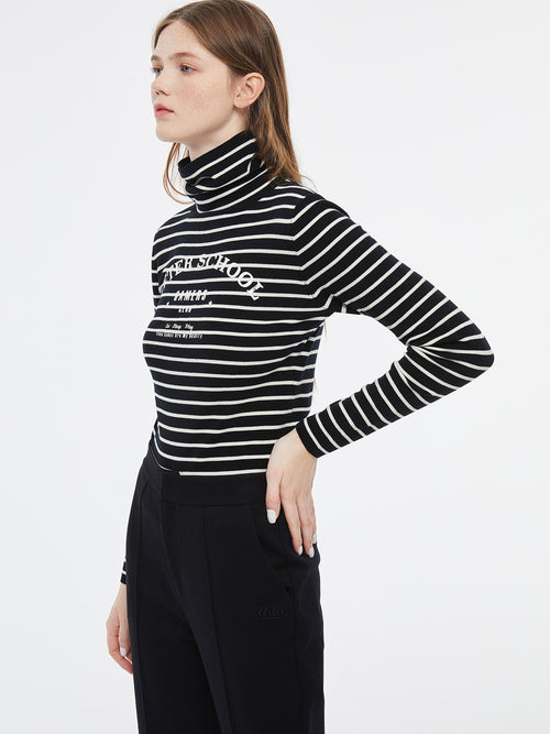 Chemise à bas rayé