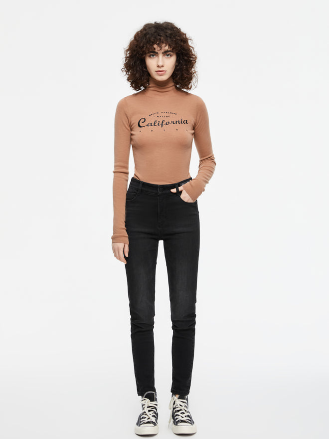 Maillot de corps en tricot imprimé en laine