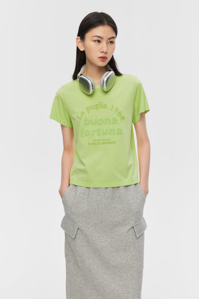 T-shirt Pomme Verte