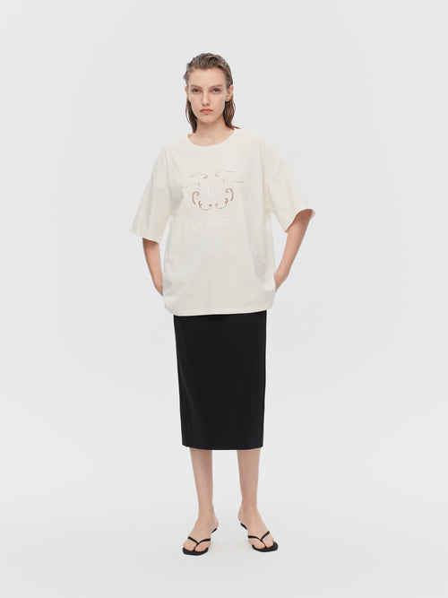 Embroidered Tee