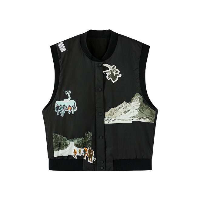 Printed Ski Vest