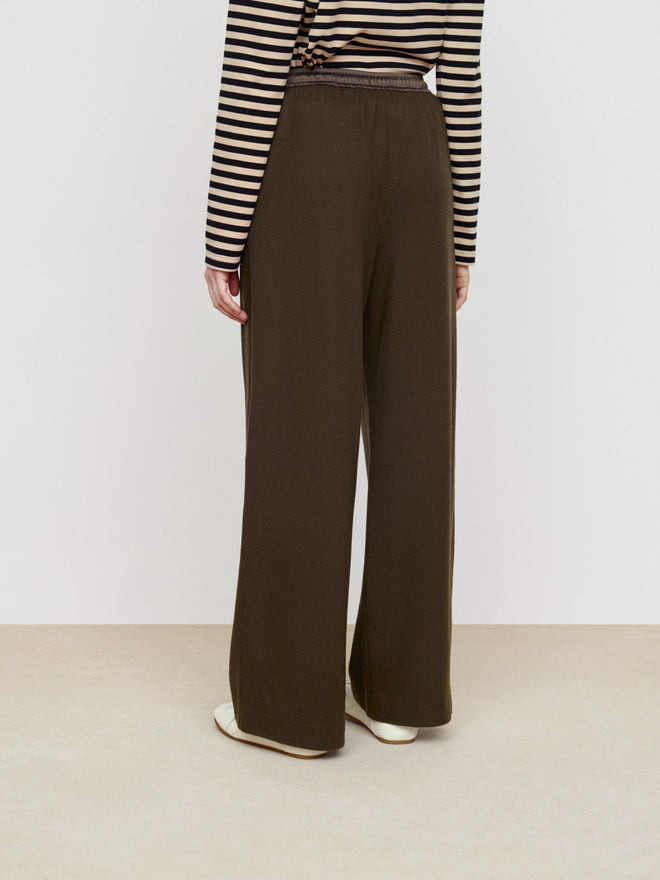 Mocha Wool Knitted Pants