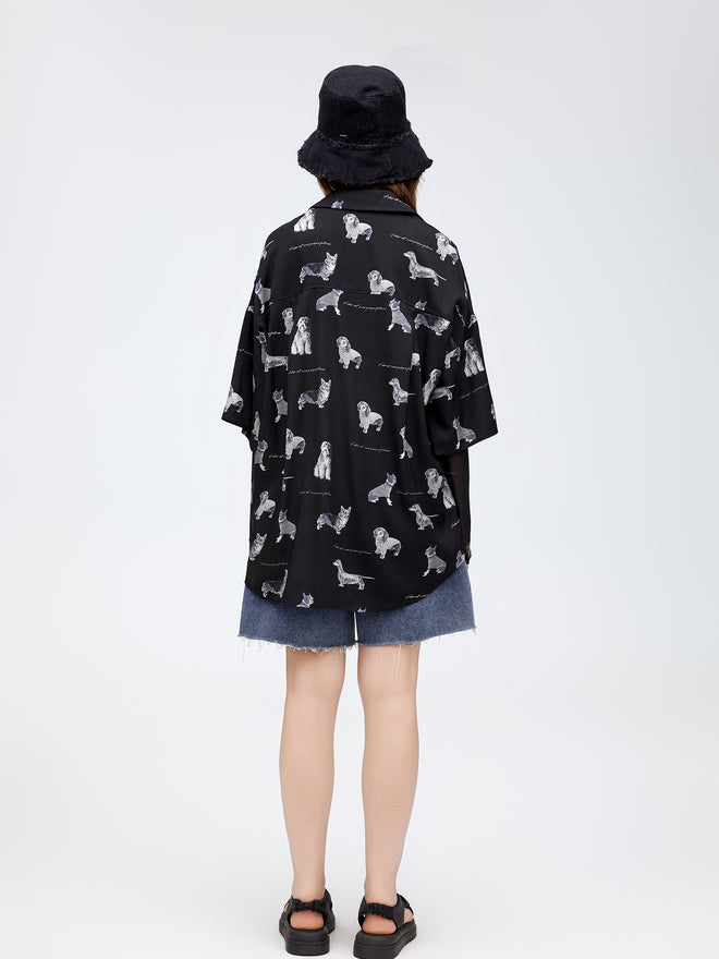 Cute Pet Printed Shirt