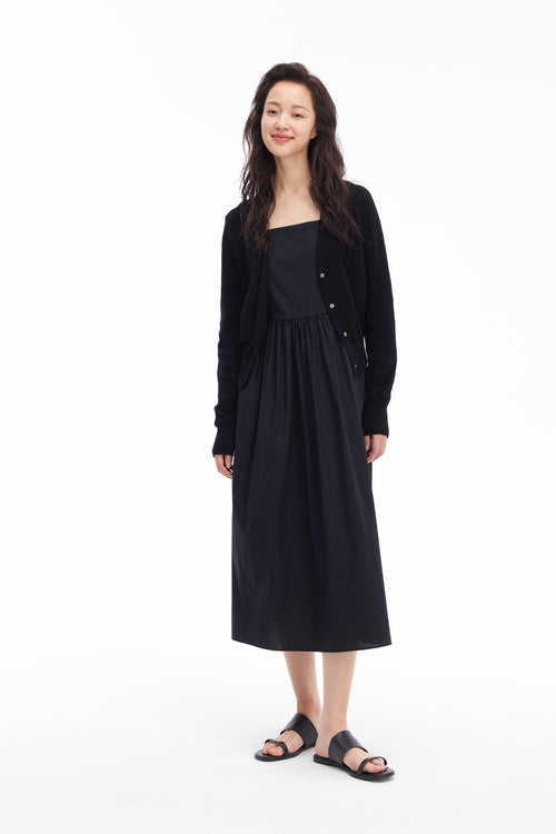 Cardigan court simple classique