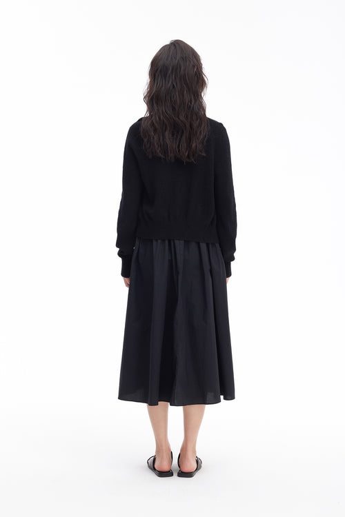 Cardigan court simple classique