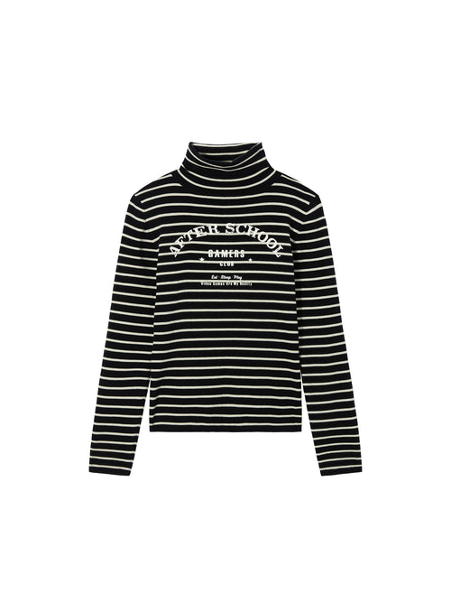 Chemise à bas rayé