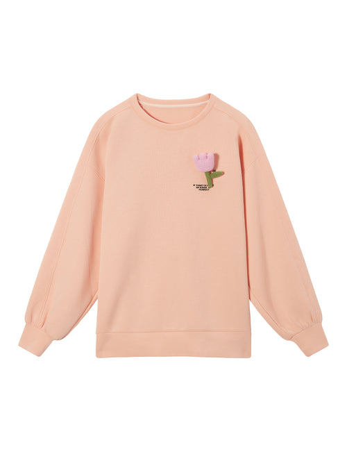 Salmon Pink Sweatshirt