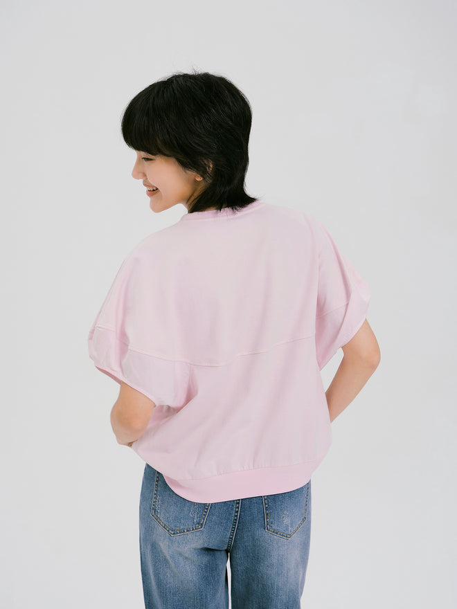 T-shirt style fendu