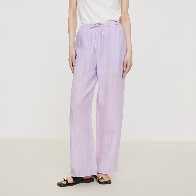 Lavender Ramie Set-Pants